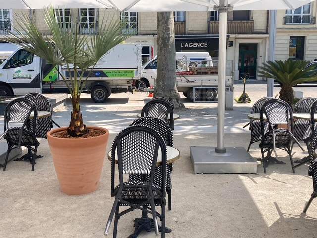 Terrasse bien agencée Rots